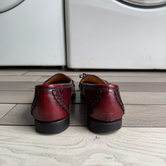 Cole Haan Pinch Tassel Loafers - Burgundy